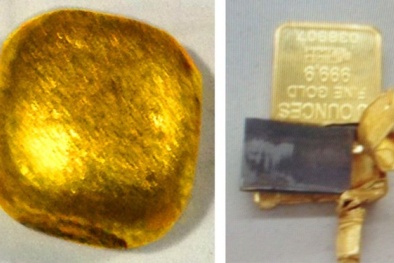 Vàng giả tấn công thị trường