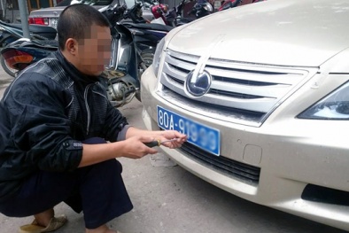 Lái xe biển xanh lớn tiếng dọa nạt tổ công tác 