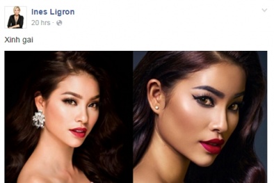 Phạm Hương liên tục xuất hiện trên trang cá nhân của ‘bà trùm hoa hậu’