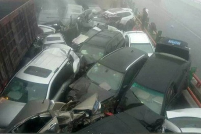 Trung Quốc:Tai nạn liên hoàn nghiêm trọng do khói bụi ô nhiễm