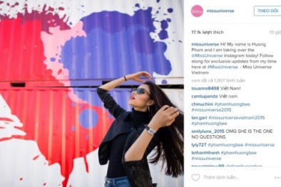 Hoa hậu Hoàn vũ Phạm Hương ‘gây sốt’ mạng xã hội thế giới