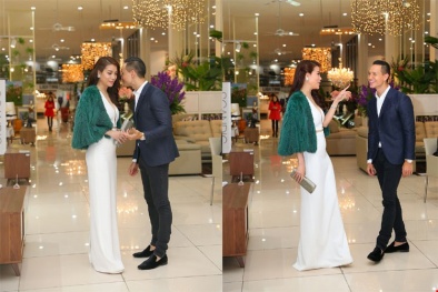 Trương Ngọc Ánh công khai tình tứ bên cạnh người tình Kim Lý