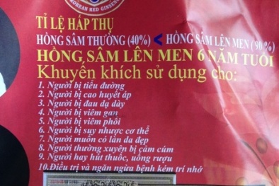 'Hồng sâm Hàn Quốc' bán trả góp: Cả huyện bị qua mặt