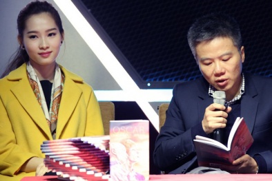 Hoa hậu Thu Thảo thể hiện ‘tài sắc vẹn toàn’ trong buổi ra mắt sách