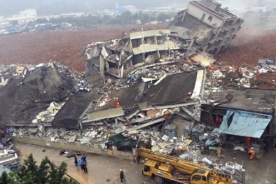 Trung Quốc công bố nguyên nhân vụ lở đất làm hàng chục tòa nhà sụp đổ
