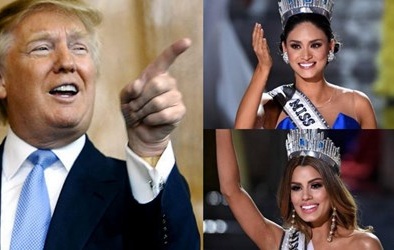 Tỉ phú Donald Trump: ‘Nếu được, tôi sẽ cho cả hai cô làm Hoa hậu’