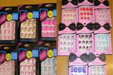 Móng tay giả Trung Quốc chứa hóa chất gây ung thư