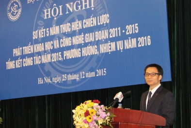 Phó Thủ tướng Vũ Đức Đam: Nhiệm vụ KH&CN trọng tâm, trọng điểm phải làm cho bằng được