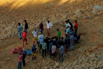 Lở đất kinh hoàng ở Myanmar: Hàng chục người bị 'nuốt sống'