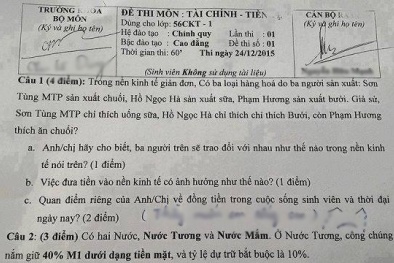 Phạm Hương, Sơn Tùng ‘hóa con buôn’ trong đề thi bá đạo 