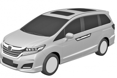Lộ ảnh phác thảo Honda Odyssey 2017 với nhiều điểm khác biệt