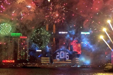 Thế giới chính thức bước sang năm mới 2016 