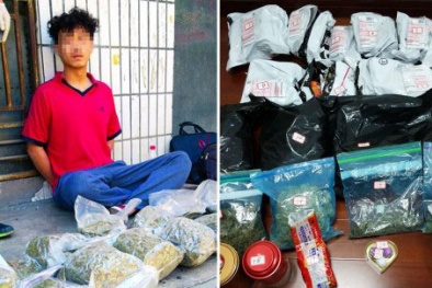 Vừa dạy học vừa bán cần sa