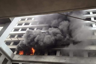 Cháy ở Bệnh viện Nhiệt đới Trung ương cơ sở 2