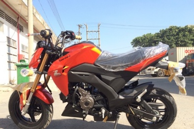 Xe côn tay Kawasaki Z125 chính thức ‘oanh tạc’ thị trường Việt