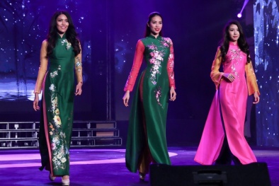 Phạm Hương giản dị vẫn đẹp ‘hút hồn’ tại buổi tổng duyệt đầu năm