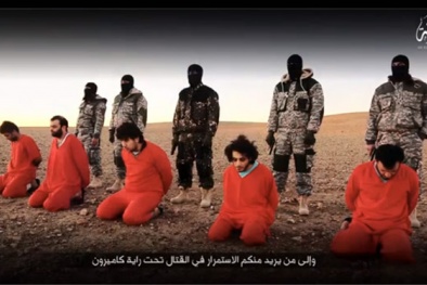 Thông điệp 'chết chóc' IS gửi đến nước Anh qua video hành quyết 5 con tin