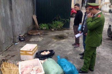 ‘Chặn đứng’ 2 tạ gầu bò thối trên đường đi tiêu thụ