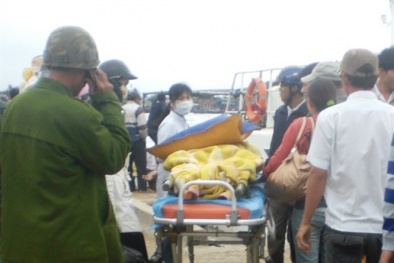 Thi thể ngư dân chết ở Trường Sa đã về đến Lý Sơn an toàn