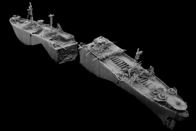 Phát hiện xác tàu đắm cổ đại chứa hàng nghìn tấn thuốc nổ