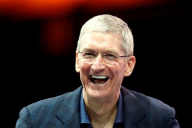 Tim Cook 'đút túi' 10,3 triệu USD trong năm 2015 dù Apple sa sút