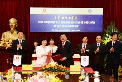 Vingroup tài trợ 30 tỷ cho 'thực học, thực làm' ở Đại học Kinh tế Quốc dân