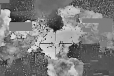 Mỹ tung video không kích tiêu diệt kho tiền của IS