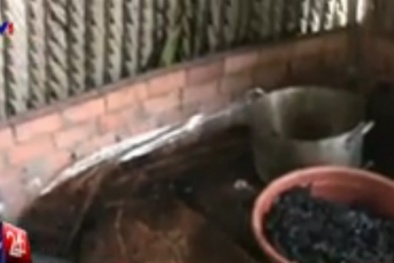 Phổi lợn trộn thuốc tẩy và phẩm màu tạo thành bò khô 'thơm ngon'