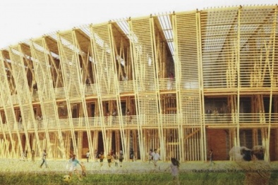 Đại học Trung Quốc sẽ có sân vận động bằng tre thay thép không gỉ? 