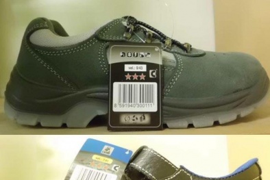 Hoang mang vì giày bảo hộ lao động Trung Quốc gây bỏng rộp