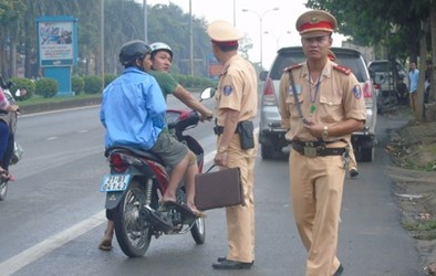 Quy định mới về quyền hạn của cảnh sát giao thông