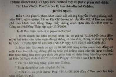 Tịch thu 5 tấn đậu phộng có xuất xứ từ Trung Quốc