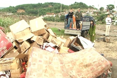 Gần Tết, mỹ phẩm giả ào ạt tràn qua biên giới