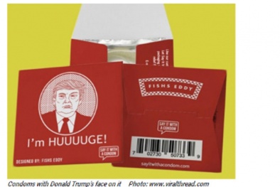 Sản xuất 'bao cao su Donald Trump'