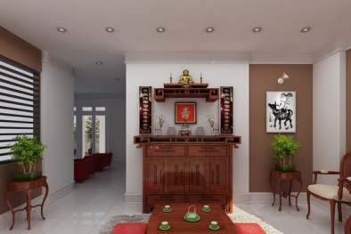 Bài trí bàn thờ gia tiên theo phong thủy đón năm mới