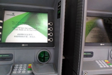 Hàng loạt máy ATM ở Hà Nội 'nghỉ Tết' sớm