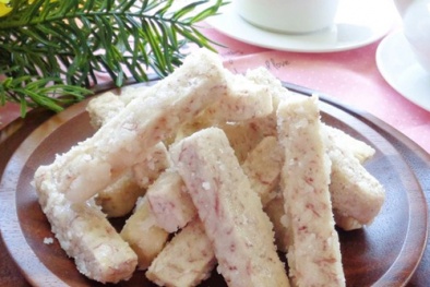 Tự làm mứt khoai môn thơm bùi, lạ miệng được 'khen tấm tắc' 