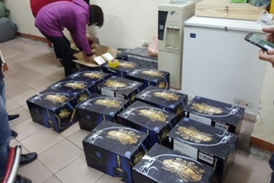 Rượu Chivas 21 từ Trung Quốc tràn về Thủ đô dịp Tết Nguyên đán