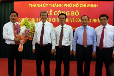 Bổ nhiệm ông Đinh La Thăng làm Bí thư Thành ủy TP Hồ Chí Minh