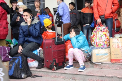 Những hình ảnh khiến nhiều người phát hoảng với cảnh 'về quê ăn Tết'