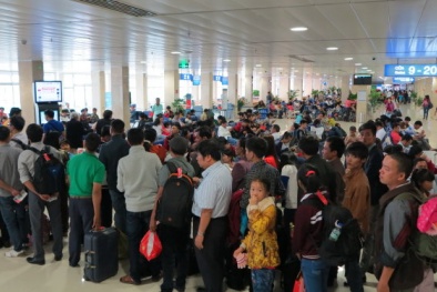 Vietnam Airlines khuyến cáo khách đi máy bay ngày Tết nên ra sân bay trước 2h