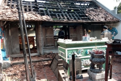 Di tích lịch sử cấp Quốc gia cháy rụi vì dân thắp hương quá nhiều