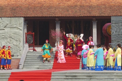 Gò Đống Đa tưng bừng mở hội ôn lại chiến thắng của vua Quang Trung