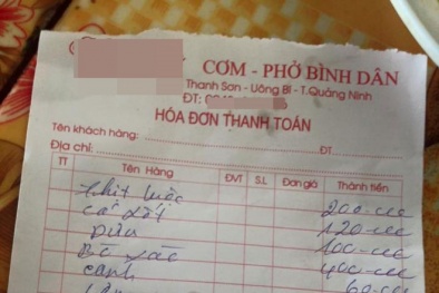 200.000 đồng một đĩa thịt luộc ở nhà hàng bình dân