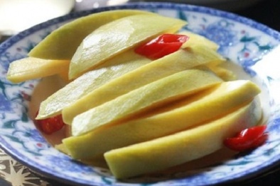 Bí quyết cho món xoài ngâm chua ngọt giòn ngon, hấp dẫn