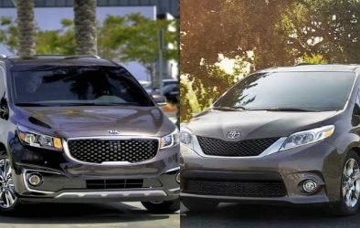 Kia Sedona và Toyota Sienna làm ‘nóng’ phân khúc minivan 