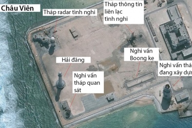 Lộ bằng chứng tố Trung Quốc xây dựng hệ radar quân sự ở Biển Đông
