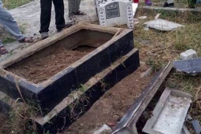 Đối tượng đập phá mộ ở Quảng Ninh khai gì với công an?