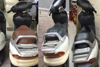 Hàng loạt xe Spacy mang biển số 'láo’ bị tổ công tác 141 phát hiện