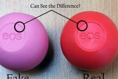 Cách phân biệt son EOS thật, giả đơn giản bằng mắt thường
